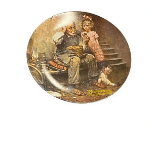 Pre-owned Norman Rockwell Decorative Plate Knowles Home Decor Collectible.